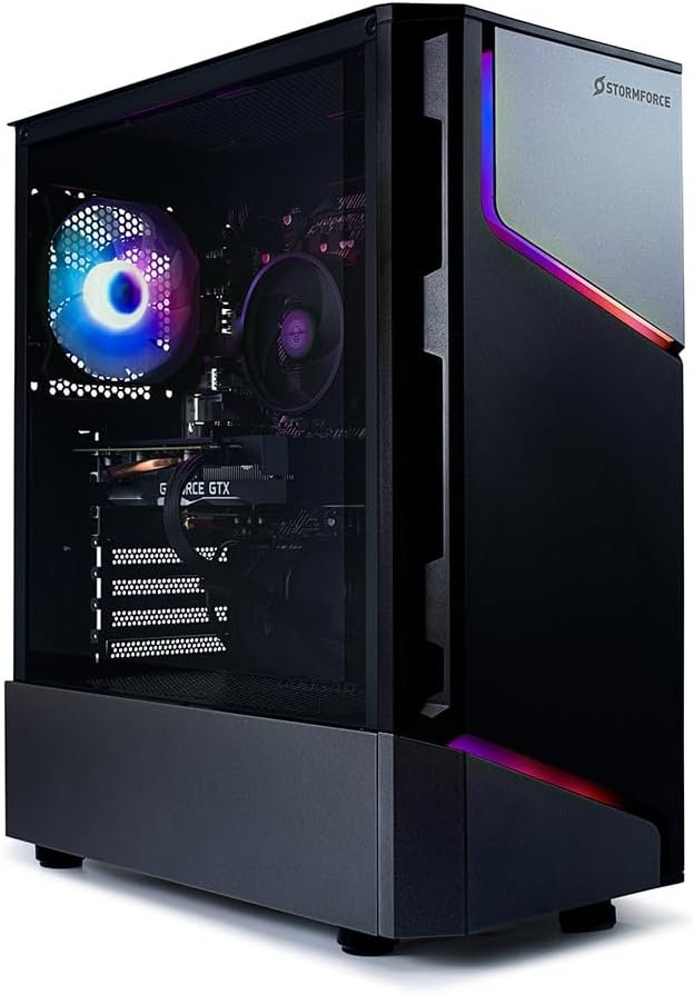 Stormforce Onyx Gaming PC – NVIDIA GeForce RTX 4060 Ti 8GB, Intel Core i5-13400F, 1TB SSD, 16GB RAM, WiFi 5, Windows 11, COUGAR MX360 ARGB Case (Amazon Exclusive) - Image 2