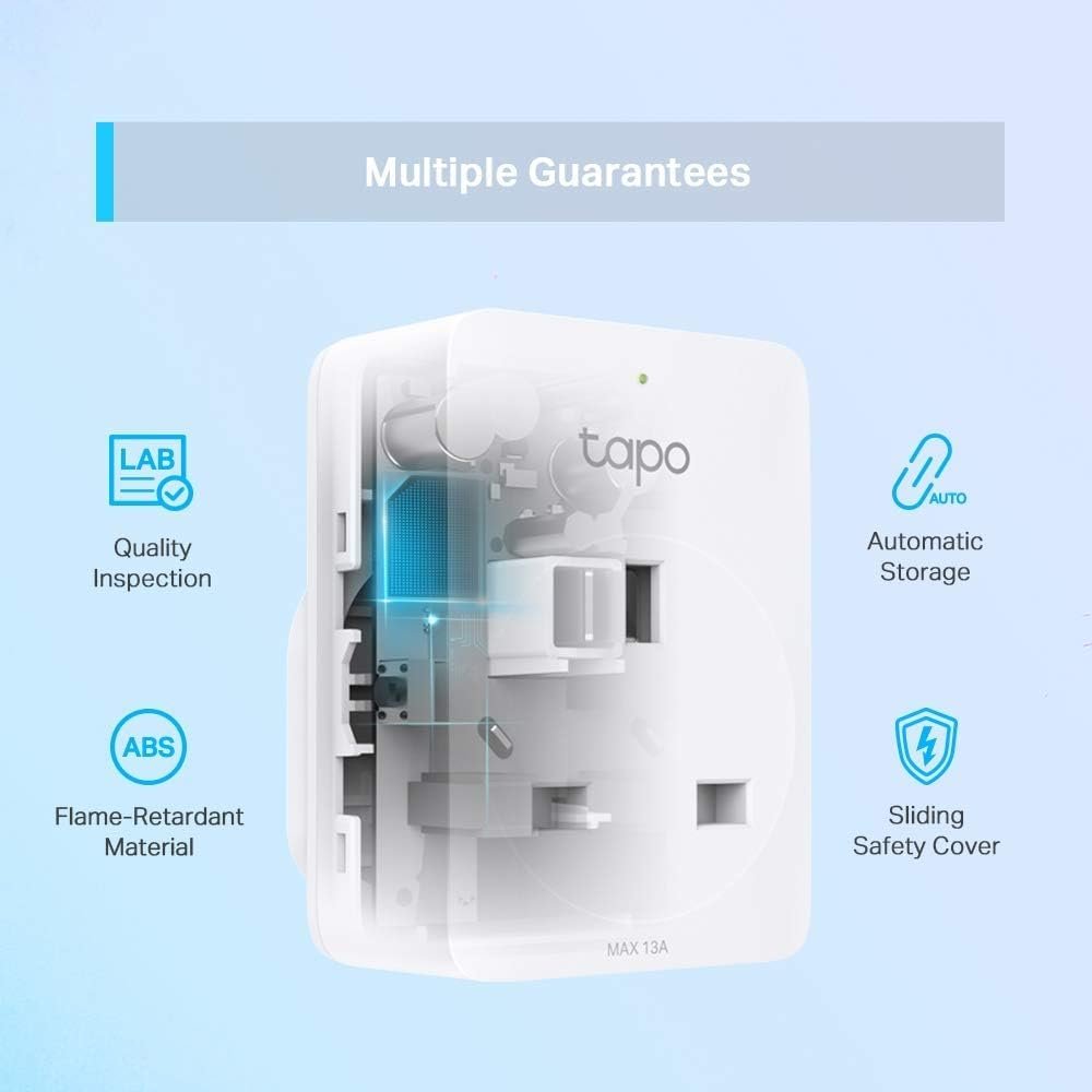 Tapo P100 Smart Plug, Wi-Fi Plug, App Remote Control, Alexa Plug, Voice Control with Alexa & Google, Away Mode, Scheduling & Timer, Device Sharing, Easy Quick Set Up, Multiple Safety s - Image 8