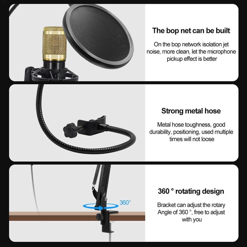 Generic F998 Live Sound Card with DJ Mixer Effects & Voice Changer, 16-Channel USB & Bluetooth Audio Mixer, Professional Podcast Production Studio Equipment, Perfect for Streaming/Podcasting/Gaming - Image 5