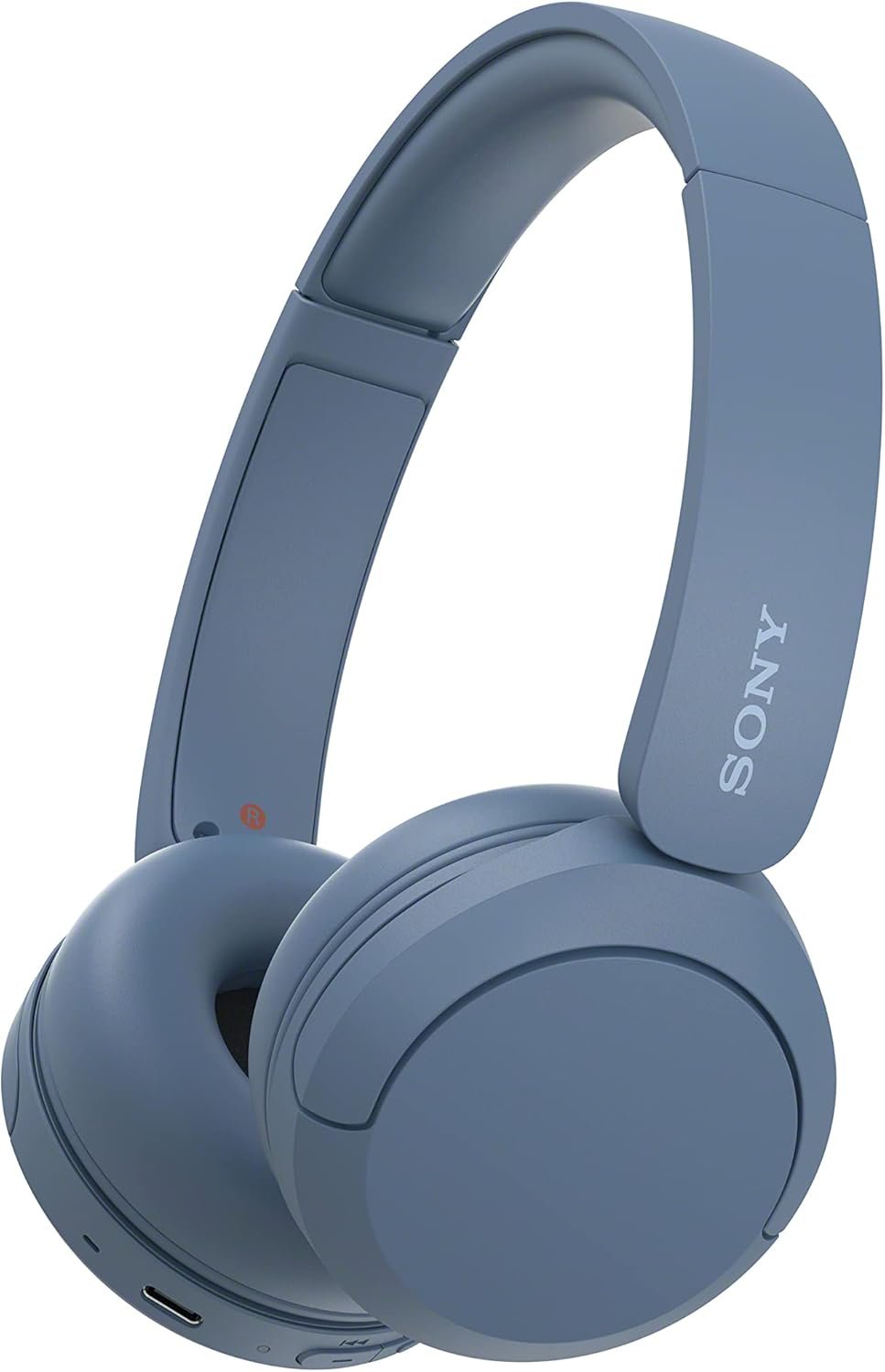Sony WH-CH520 Wireless Bluetooth Headphones - up to 50 Hours Battery Life with Quick Charge, On-ear style - Blue - Image 2