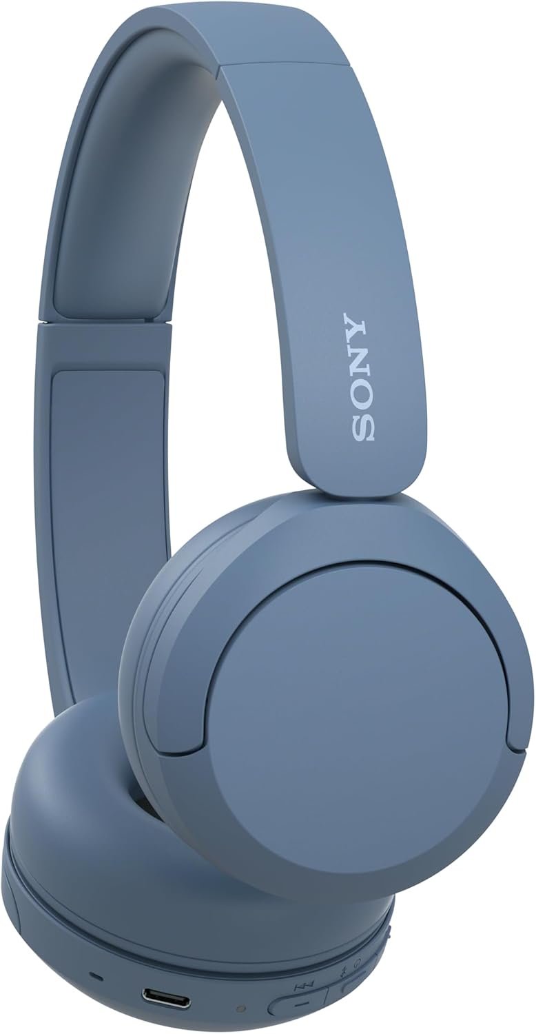 Sony WH-CH520 Wireless Bluetooth Headphones - up to 50 Hours Battery Life with Quick Charge, On-ear style - Blue - Image 13