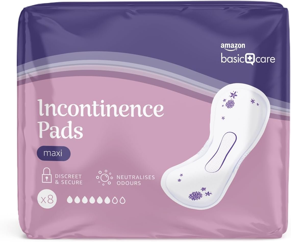 Amazon Basic Care Incontinence Pads Maxi, Unscented, 48 Count (6 Packs of 8) - Image 3