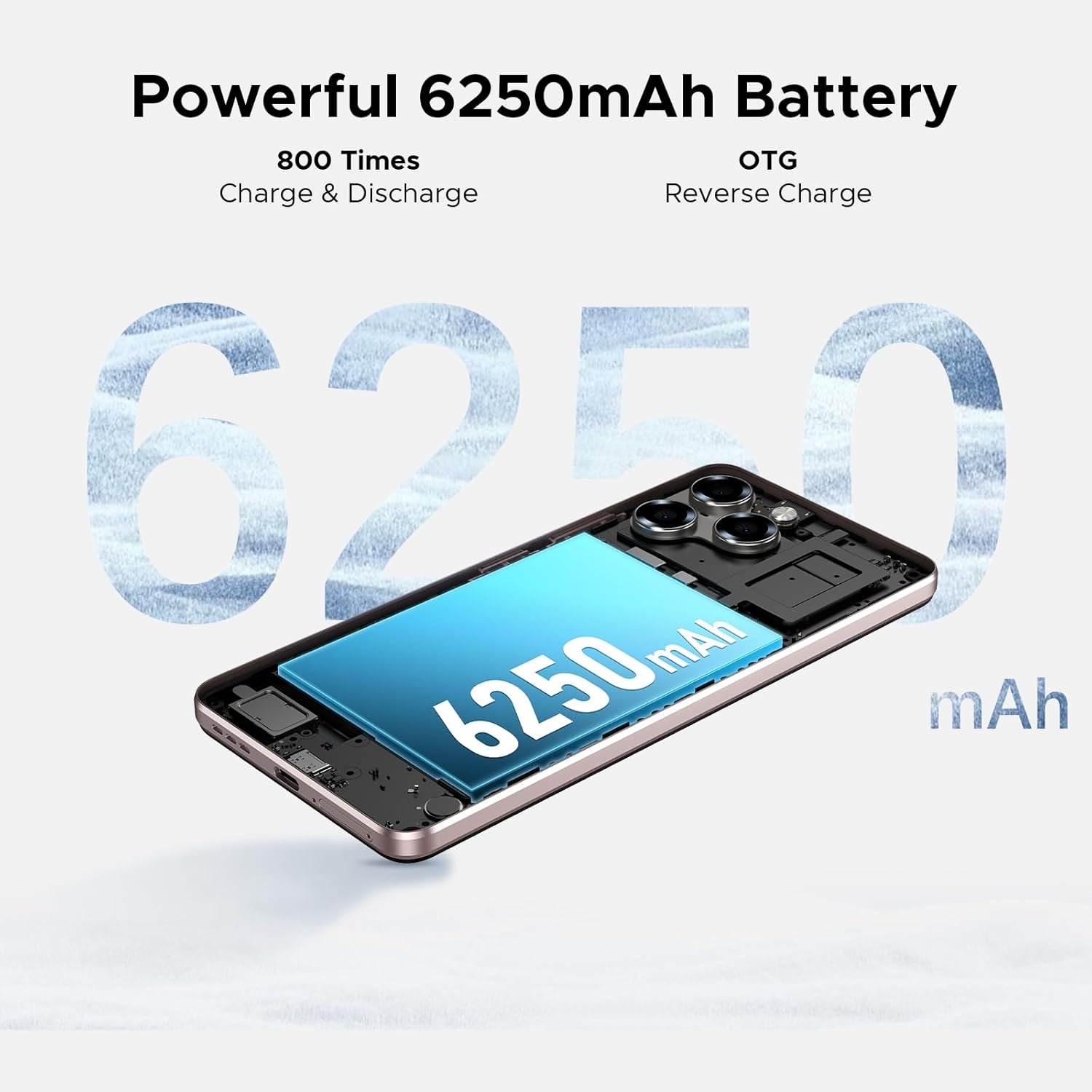 DOOGEE Note 58 Pro Mobile Phones, Android 15 Smartphone 2025, 6250mAh & 32GB+256GB, 6.75" HD+ 90Hz Display, 16MP+8MP, 4G Dual SIM Free Unlocked Phones, Widevine L1, Fingerprint/OTG/GPS/NFC, Golden - Image 7