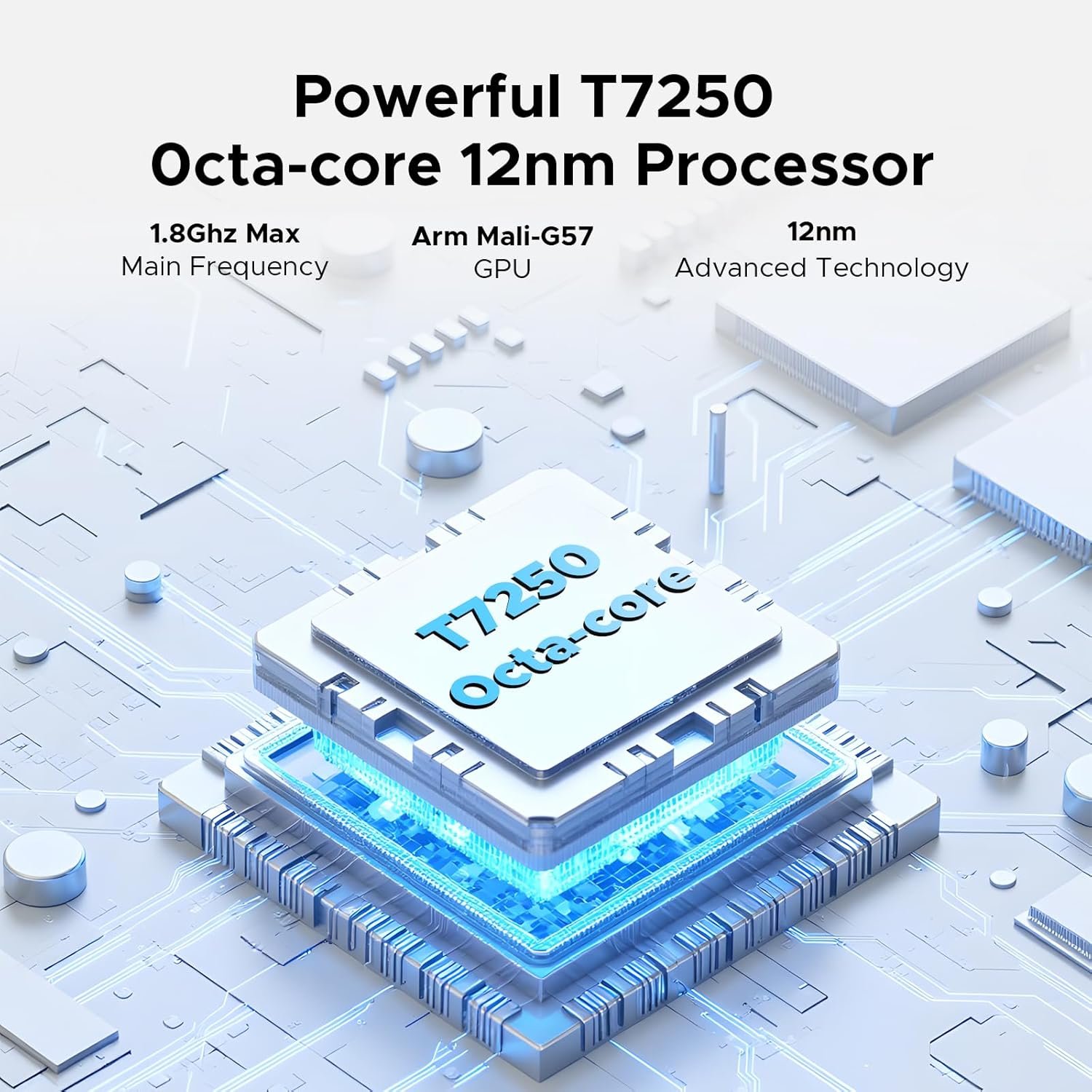 DOOGEE Note 58 Pro Mobile Phones, Android 15 Smartphone 2025, 6250mAh & 32GB+256GB, 6.75" HD+ 90Hz Display, 16MP+8MP, 4G Dual SIM Free Unlocked Phones, Widevine L1, Fingerprint/OTG/GPS/NFC, Golden - Image 5