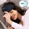 LC-dolida Bluetooth Sleep Mask Headphones 200% Blackout 3D Deep Eye Mask with Headphones BluetoothV5.4 Can Play 15Hrs Breathable Eye mask with Bluetooth Headphones for Travel,Nap Sleeping,Shift Work - Image 5