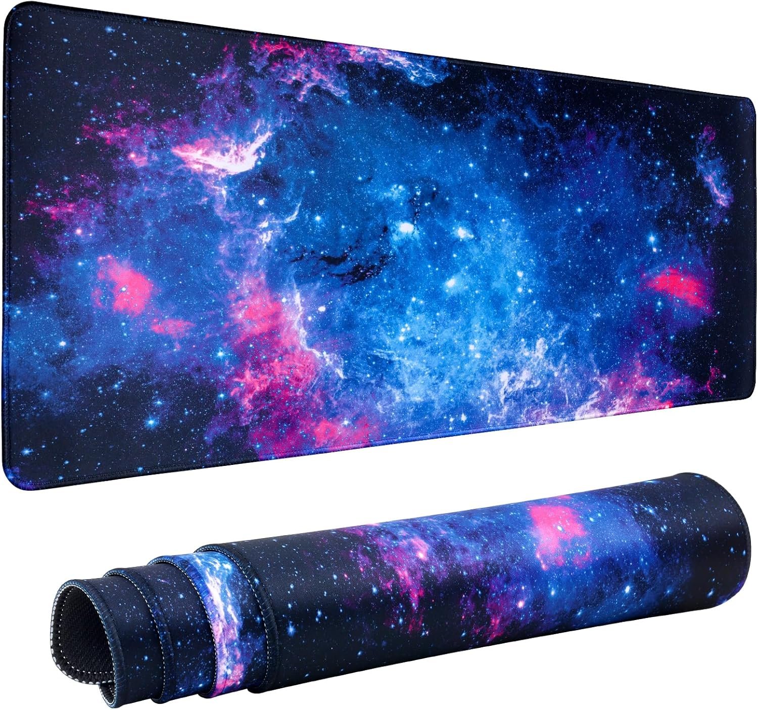 Galaxy Nebula Mouse Mat Non-Slip Rubber Base Gaming Mouse Pad for Computers Laptop Office Desk Accessories Desk Mat (Nebula) - Image 2