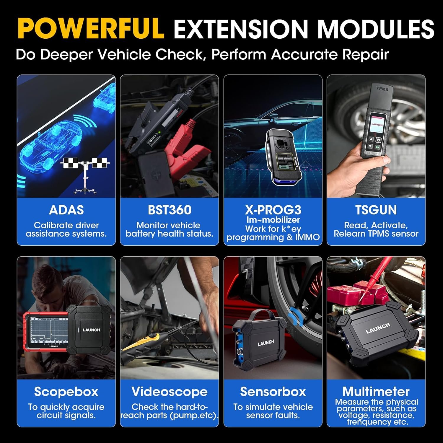 LAUNCH X431 PROS ELITE Bi-directional Diagnostic Scanner, ECU Online Coding, All System Scan Tool, Support 38+ Services, CANFD&DoIP, Guide Function, 2 Years Free Update - Image 8